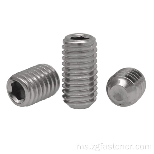 A2-70 DIN 916 Screw Cocave Point Fastener